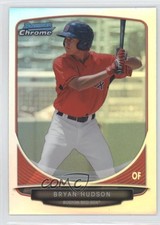 2013 Bowman Draft Draft Picks Chrome Refractor Bryan Hudson #BDPP86 k7t