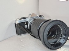 Pentax ME Super 35mm Film Camera Vivitar 75-205mm Lens Parts Repair Bundle