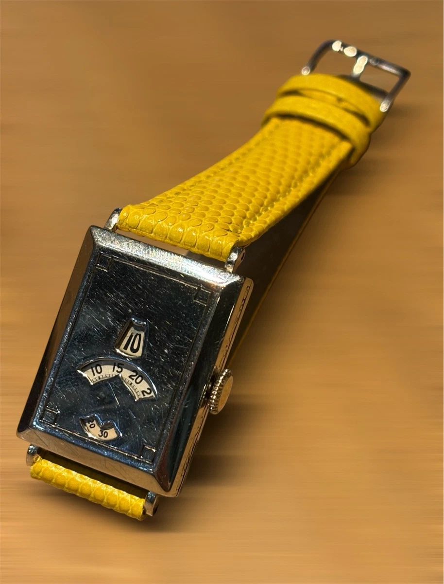 Vintage‎ MIMO 10k RG Kreisler Leaf Link Bracelet Windup Wristwatch Mimo Women Wristwatches for sale | eBay main image 2