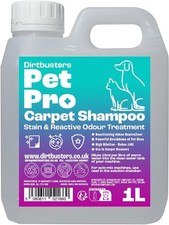 Dirtbusters Pet Pro Carpet Cleaner Shampoo, Stain Remover Cleaning Solution 1L