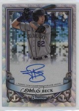2024 Bowman Sterling Prospect Wave Refractor /125 Jordan Beck #PA-JB Auto 0c4l