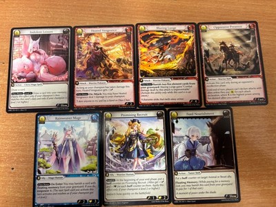 Große Archivsammlung - Mortal Ambition, Rares Lot 7 Karten
