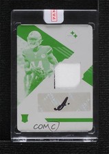 2022 Panini XR Rookie Swatch Printing Plate Yellow 1/1 George Pickens Auto v9t