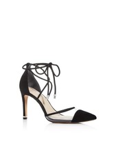 KENNETH COLE Womens Black Vinyl Panels Riley 85 Pointed Toe Stiletto Pumps 9 M