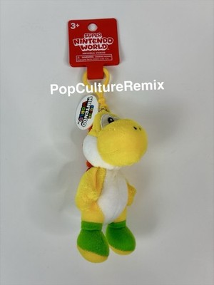 Universal Studios Super Nintendo World Yellow Yoshi Plush Keychain