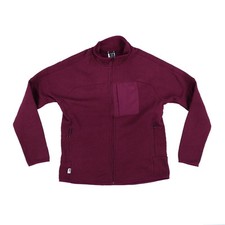 The North Face Womens Front Range Fleece Jacket Full Zip Burgundy New
