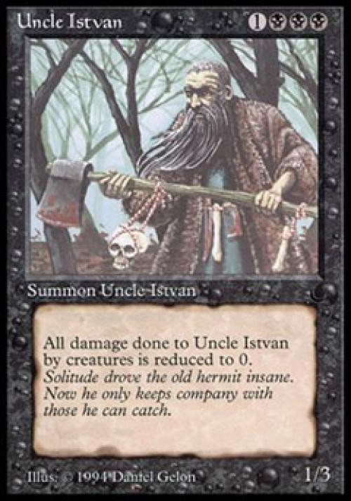 MTG English Uncle Istvan NM Normal The Dark