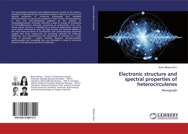 Boris Minaev | Electronic Structure And Spectral Properties Of Heterocirculenes-image