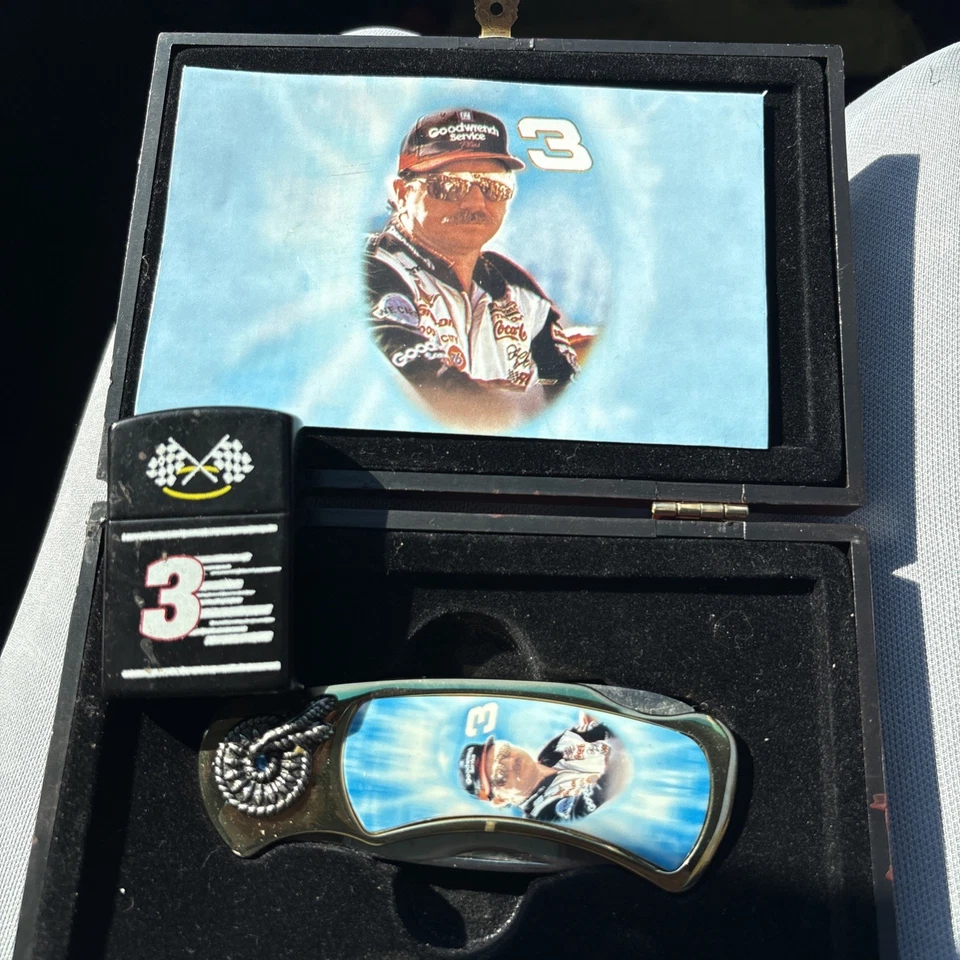 Faca de bolso Dale Earnhardt SR item colecionável #K601 edição limitada colecionador - Imagem 2 de 4