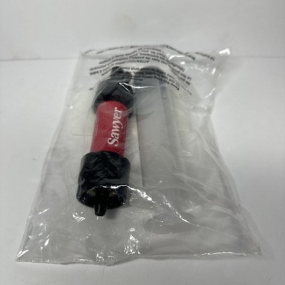 Sawyer  SP120 Mini Water Filtration System, Filter and cleaning plunger,Red