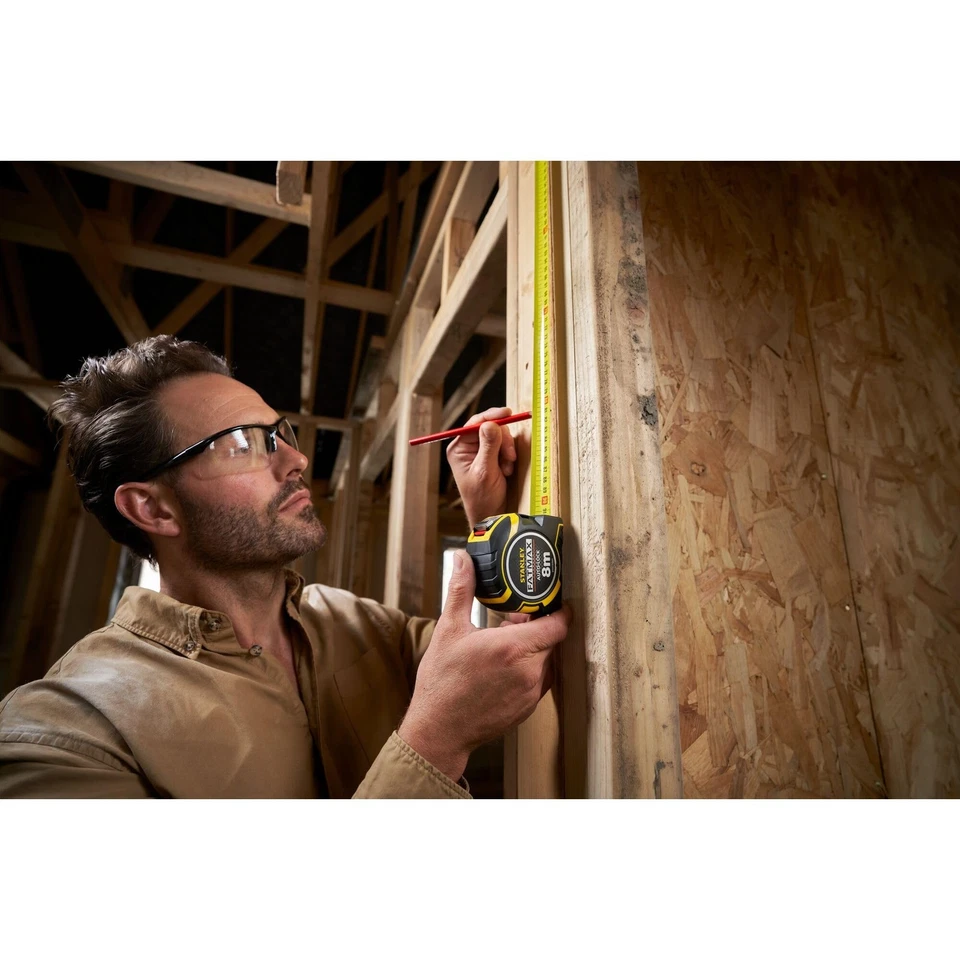 STANLEY XTHT0-33501  Autolock Tape, 8m Metric Only, Yellow/Black - Image 3 of 4