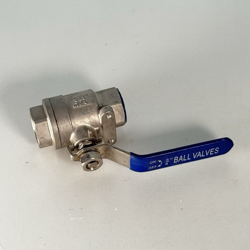 3/4" Ball Valve 316 Stainless Steel Full Port 2 Piece 1000 WOG - Picture 2 of 10