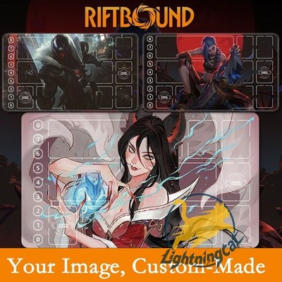 23x13 in Single Player LoL Rune Battlefield Card Mat   Rubber Gaming Desk Pad