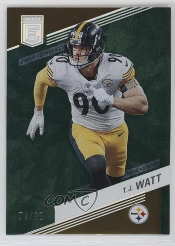 2023 Panini Donruss Elite Status 74/90 TJ Watt #91 13hf - Picture 1 of 3