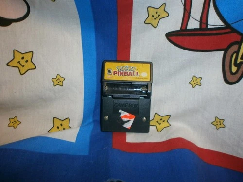 Nintendo Gameboy Pokemon Pinball Game - WORKS no battery cover