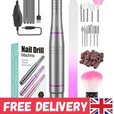 Electric Nail File with 11 Bits - Low Noise, Comfortable Grip, Ultimate Control