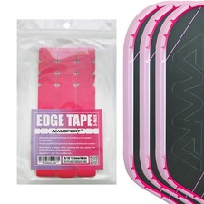 Pickleball Paddle Protection Tape Edge Guard for Racket No Wrinkle Blue Pink