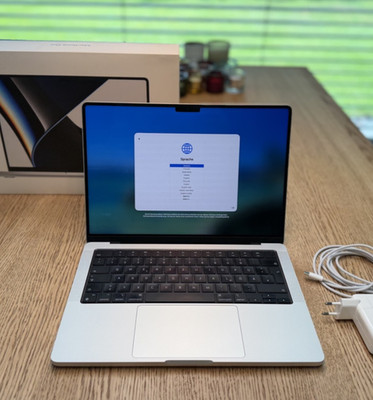 MacBook Pro 14'' M1 Pro 10-Core 32GB 1TB - Silber - TOP ZUSTAND