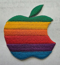 Apple Multi Color Logo embroidered Iron/sew on patch 