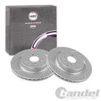2X A.B.S. 345Mm Bremsscheiben Hinten Passend FüR Mercedes GL-KLASSE GLE GLS M-KL
