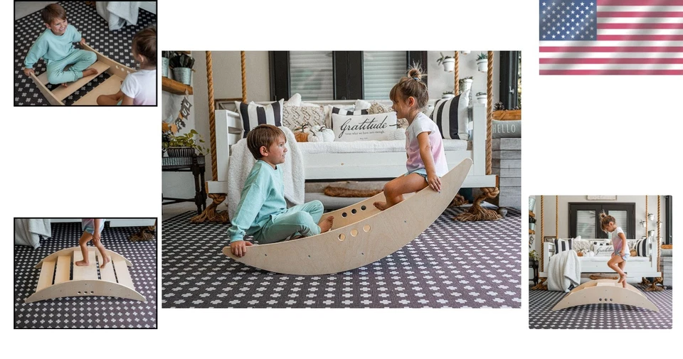 Juego de escaleras mecedoras Montessori Foto 2 de 4