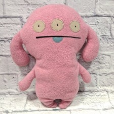Vintage Uglydoll Peaco pink plush 13  stuffed animal Ugly Doll 2006