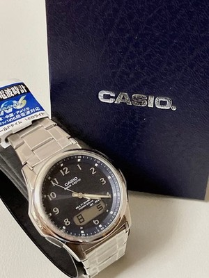 CASIO Wave Ceptor Radio Solar Navy