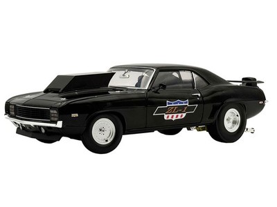1969 CHEVROLET CAMARO ZL-1 ''DRAG OUTLAWS'' BLACK 1/18 DIECAST BY ACME A1805737