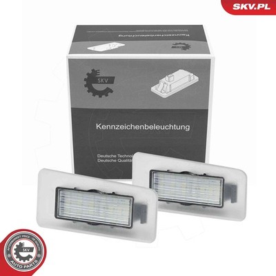 For ESEN SKV 72SKV598 LED license plate light Hyundai Accent V Elantra V KIA Ce