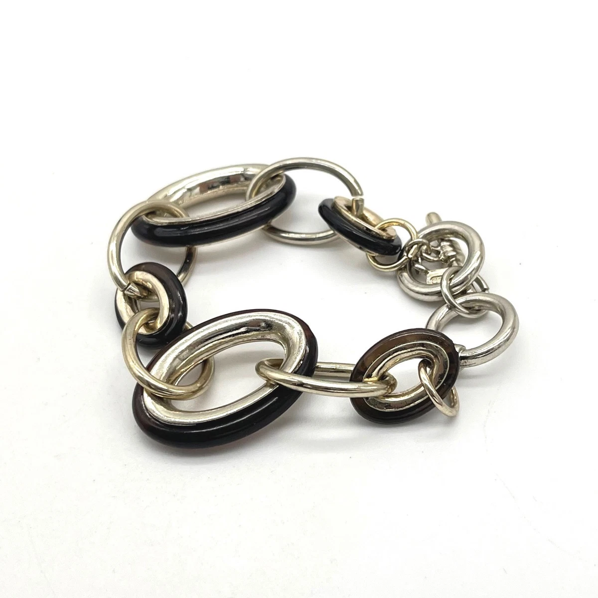 Nine West 3-Piece Silver Tone Stretch Bracelet Set