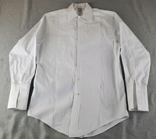 Brooks Brothers Tuxedo Shirt Mens 15.5 32 Pleated Bip Regent Fit French Cuff