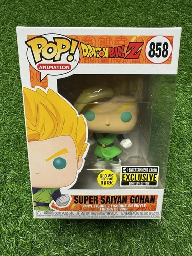 Funko Pop! Dragon Ball Z #858 Super Saiyan Gohan Entertainment Earth Glow Exclus