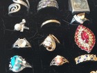 Gorgeous Vintage/Antique Costume Jewelry Rings 100 Pieces Lot Bundle — photo 7