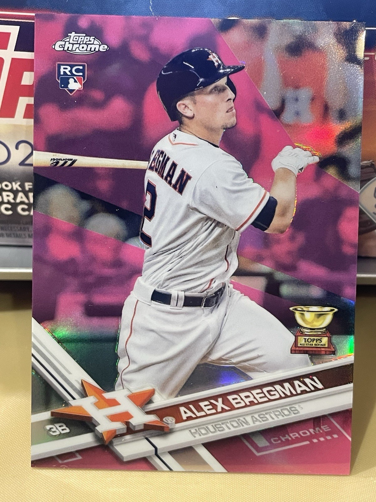 2017 Topps Chrome - Alex Bregman #9 Pink Refractor (RC) Rookie Ref