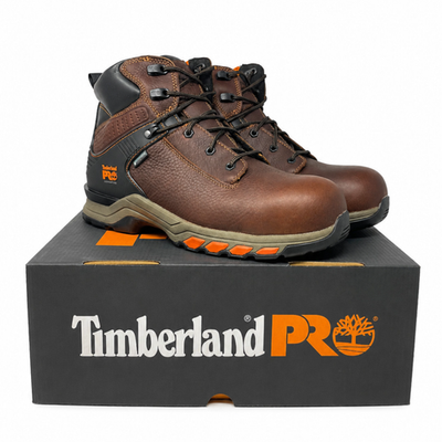 #ad TIMBERLAND PRO HYPERCHARGE 6quot; COMP SAEFTY TOE WATERPROOF BROWN MEN TBOA1Q54214 $87.57
