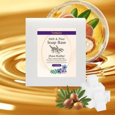 Shea Butter Soap Base 2lbs for Soap Making   Moisturizing Melt  Pour