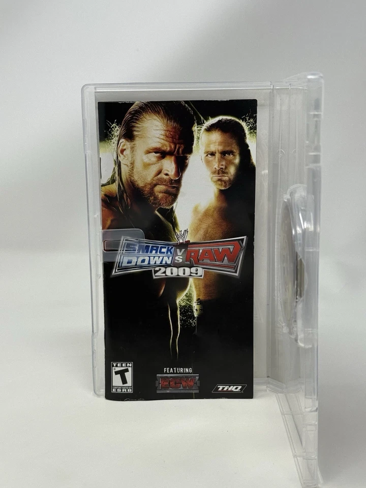Refurbished WWE SmackDown vs. Raw 2009 Featuring ECW Sony PSP Complete CIB - Image 3 of 4