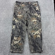 Cabela's Camo Pants Mens 38 Mossy Oak Break-Up Camouflage Hunting Outdoor Canvas