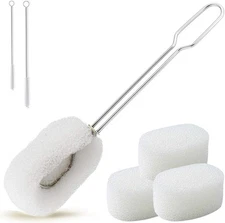 Non-Scratch Bottle Brush Set, 6-Pack with Straw Brushes & Refill