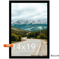 Qotib Wood 14X19 Picture Frame Black For Wall Hanging 14 X 19 Frame Photo Frame