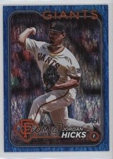 2024 Topps Update Blue Holo Foilboard 841/999 Jordan Hicks #US287 09wa