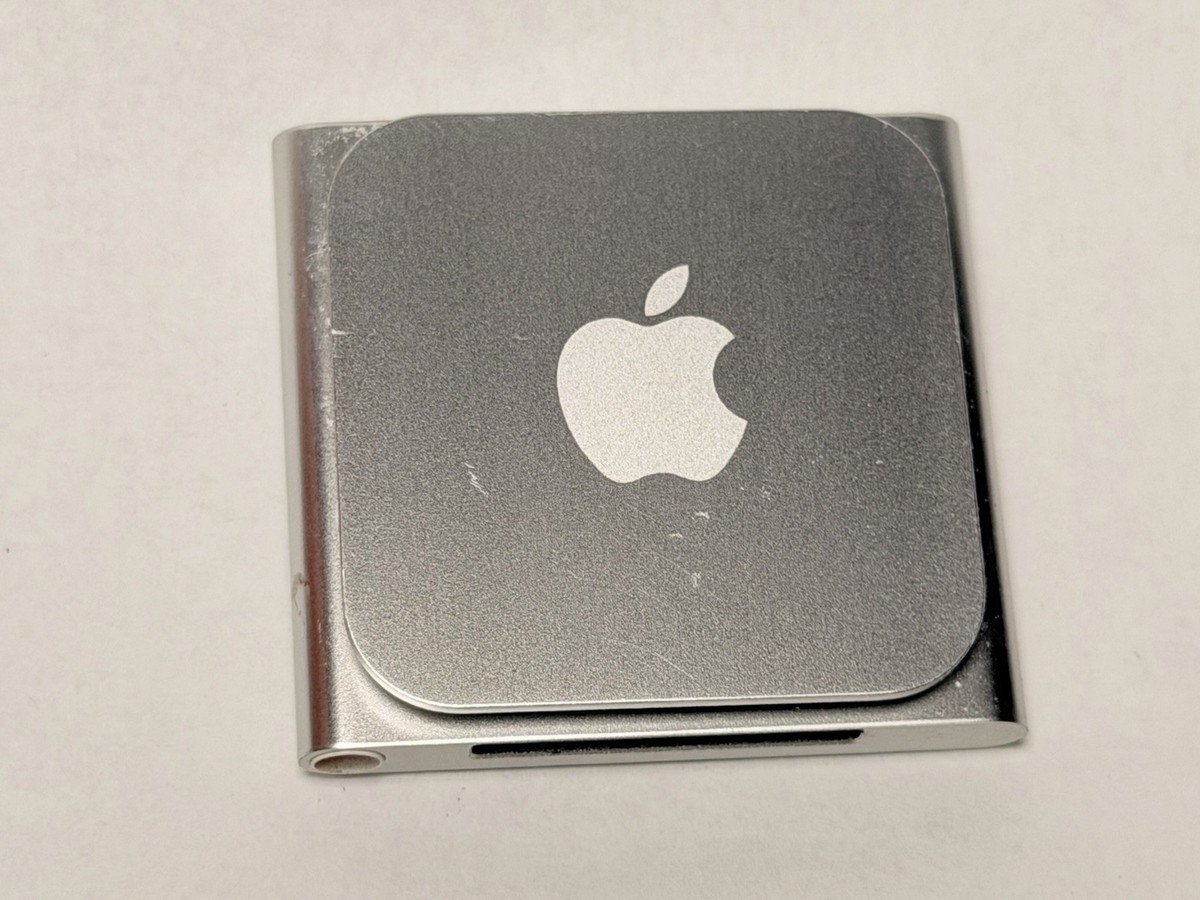 Apple iPod Nano 6th Generation 8GB A1366 MC525LL Silver | eBay