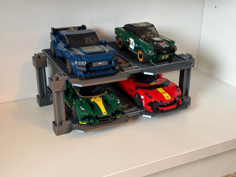 Estante de exhibición modular para Lego Speed Champions - Personalizable (Hecho a pedido) Foto 3 de 4