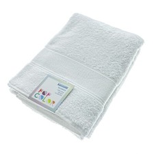Telo Bagno Bassetti Bianco in spugna puro cotone asciugamano doccia 100x150 cm 