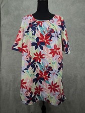 The Pioneer Woman Scoop Neck Mini Dress Bell Sleeves Floral Print 100 Cotton