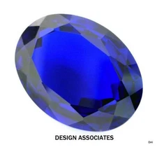 MAN MADE ROYAL BLUE SPINEL 7X5 MM OVAL CUT OUTSTANDING COLOR AAA