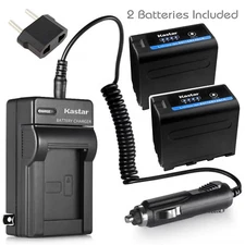 Kastar Battery AC Charger for Sony NP-F970PRO CN-126 CN-160 LED Video Light