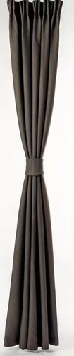 Linen Blockout Pinch Pleat Curtain Bedroom Blackout 230cm Drop 4 Colors 1 Panel - Picture 9 of 31