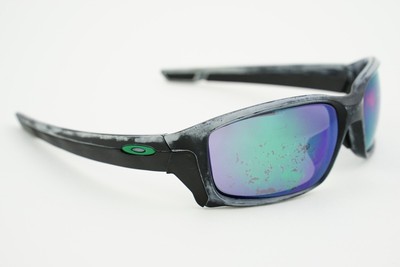 Distressed OO9336-05 Oakley Straightlink Asian Fit Matte Black 
