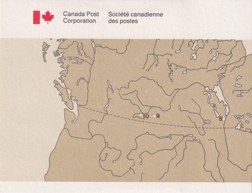 Canada Scott 1059a MNH 1985 34¢x10 Canada Day Forts Booklet - Picture 2 of 3